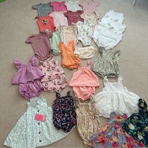 Baby Girl 32 Piece Bundle SZ 6M, 6-9M and 6-12M